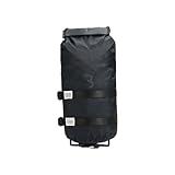 BBB Cycling Gabeltasche Wasserdicht I Fahrrad Gabeltasche Mit Rollverschluss Und Gepäckträger I Fork Bag Schwarz I StackPack BSB-145