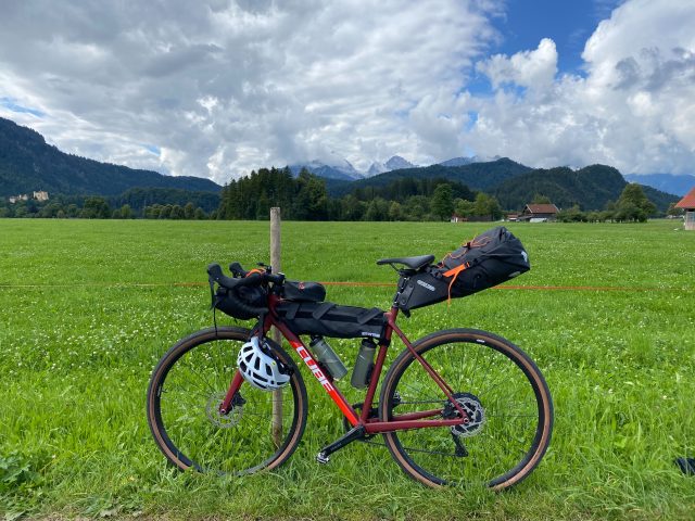 Fahhrad auf einer Bikepacking Tour in Deutschland